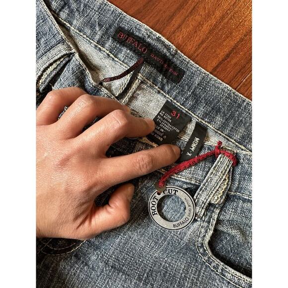 VTG Buffalo By David Bitton‎ Women's Jeans Size 31in Bootcut Mid Rise Charm Blue - Picture 3 of 7